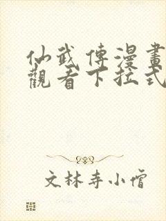 仙武传漫画免费观看下拉式