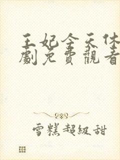 王妃今天休夫短剧免费观看