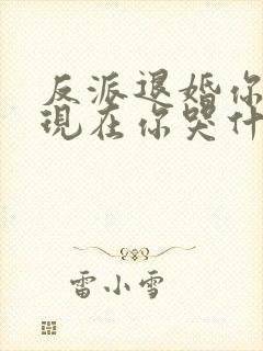 反派退婚你提的现在你哭什么