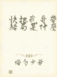 快把我哥带走大结局是什么