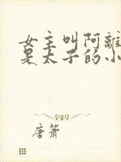 女主叫阿离男主是太子的小说