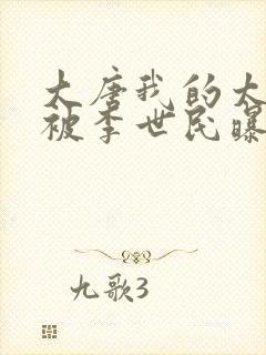 大唐我的太子位被李世民曝光