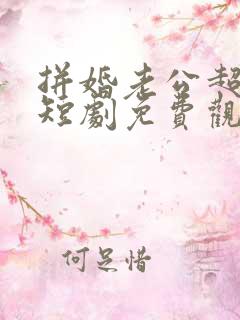 拼婚老公超能力短剧免费观看全集