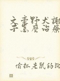 文豪野犬谢野晶子怎么治疗