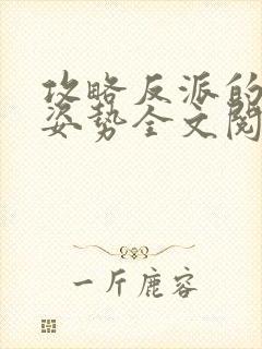 攻略反派的正确姿势全文阅读