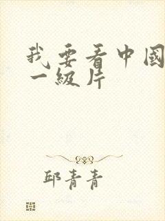 我要看中国黄色一级片