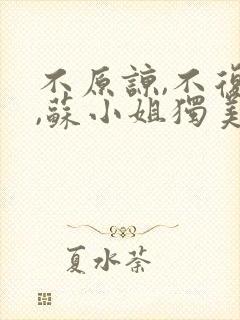 不原谅,不复合,苏小姐独美 短剧