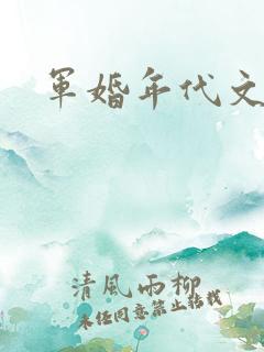 军婚年代文推荐