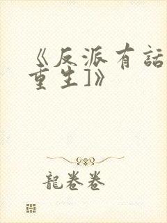 《反派有话说[重生]》