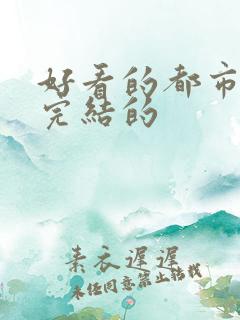 好看的都市小说完结的