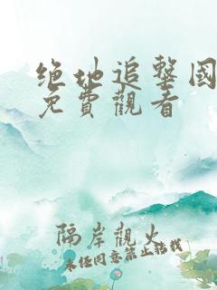 绝地追击国语版免费观看