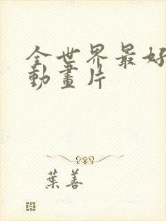 全世界最好看的动画片