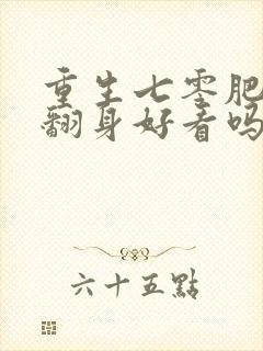 重生七零肥妻要翻身好看吗