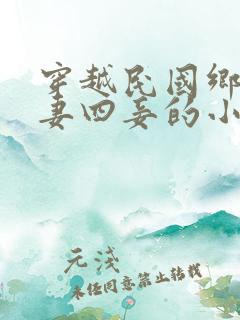 穿越民国乡下三妻四妾的小说推荐