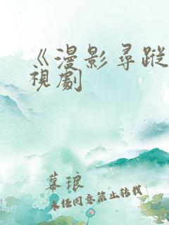 《漫影寻踪》电视剧