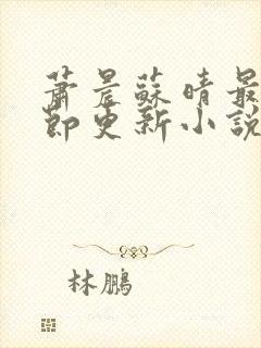 萧晨苏晴最新章节更新小说