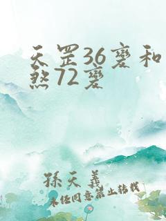 天罡36变和地煞72变