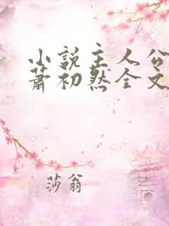 小说主人公叶辰萧初然全文免费