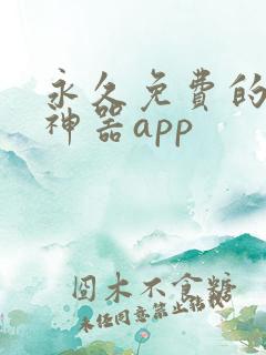 永久免费的小说神器app