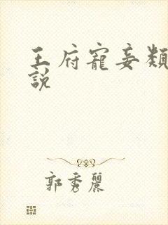 王府宠妾类似小说