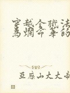 穿越全职法师成为烂命华的小说