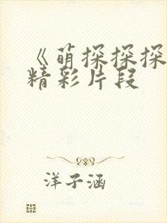 《萌探探探案》精彩片段