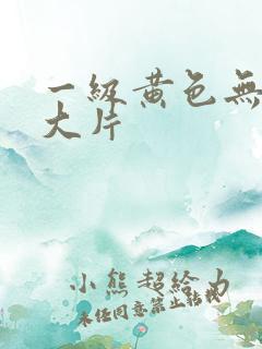 一级黄色无遮挡大片