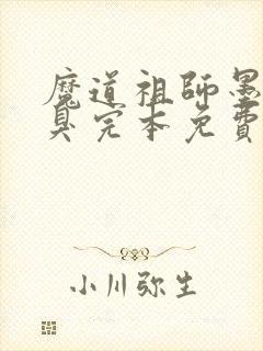 魔道祖师墨香铜臭完本免费阅读