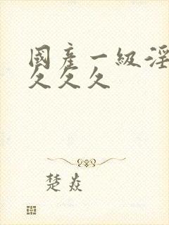 国产一级淫片久久久久