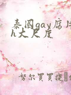 泰国gay腐片h大尺度