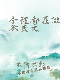 全程都在做的肉欲爽文