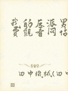 我的反派男友免费观看网站