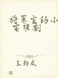 将军家的小娘子 电视剧