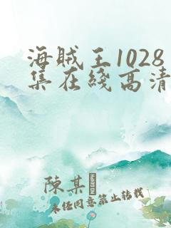 海贼王1028集在线高清免费观看