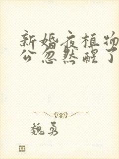 新婚夜植物人老公忽然醒了剧