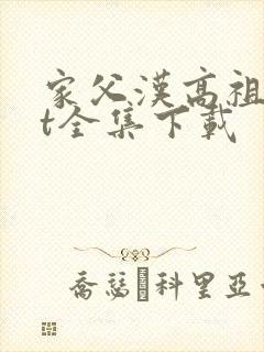 家父汉高祖txt全集下载