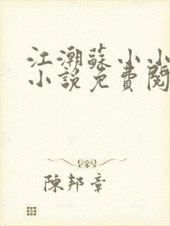 江潮苏小小最新小说免费阅读