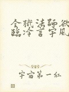 全职法师欲魔降临冷言宇风