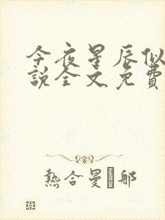 今夜星辰似你小说全文免费阅读全章节