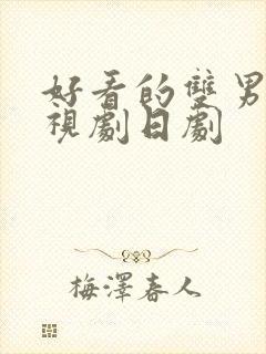 好看的双男主电视剧日剧