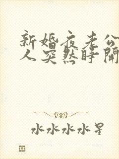 新婚夜老公植物人突然睁开眼