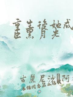 重生后她成了权臣黑月光