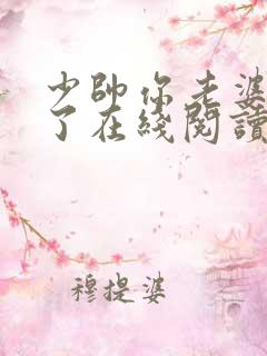 少帅你老婆又跑了在线阅读