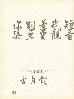 你别惹我短剧全集免费观看