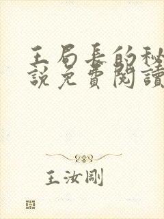 王局长的秘密小说免费阅读无弹窗