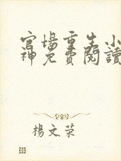 官场重生小说官神免费阅读