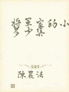 将军家的小娘子多少集