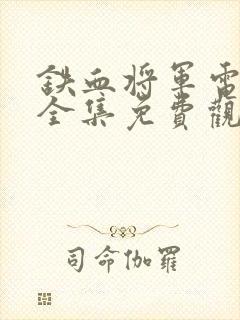 铁血将军电视剧全集免费观看