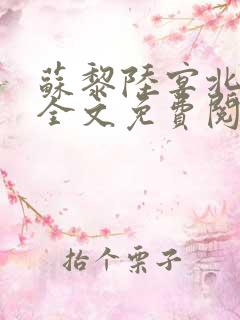 苏黎陆宴北小说全文免费阅读