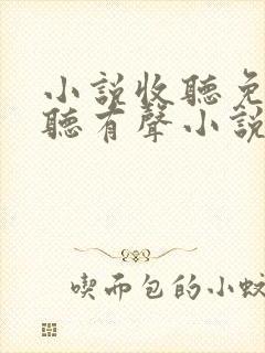 小说收听免费收听有声小说